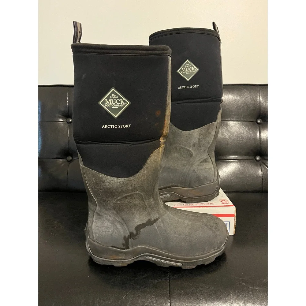 Muck Boot Company Arctic Sport Boots Black Rubber Neoprene